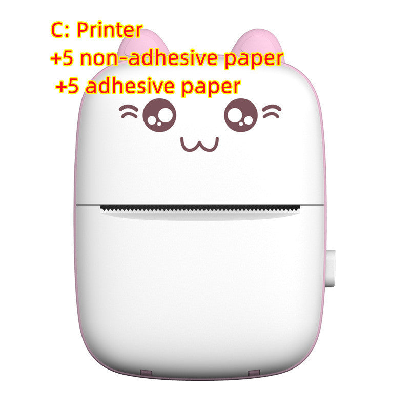 Mini Bluetooth Thermal Printer – Portable Pocket Photo & Note Printer