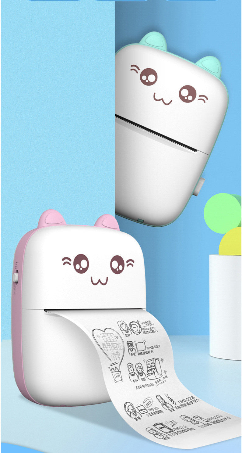 Mini Bluetooth Thermal Printer – Portable Pocket Photo & Note Printer
