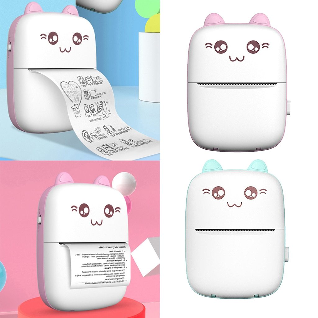 Mini Bluetooth Thermal Printer – Portable Pocket Photo & Note Printer
