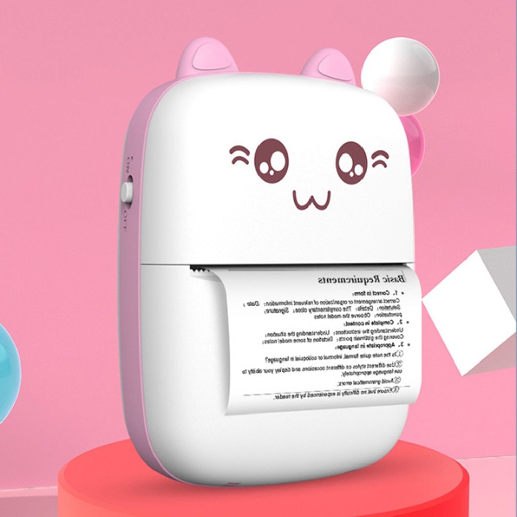 Mini Bluetooth Thermal Printer – Portable Pocket Photo & Note Printer