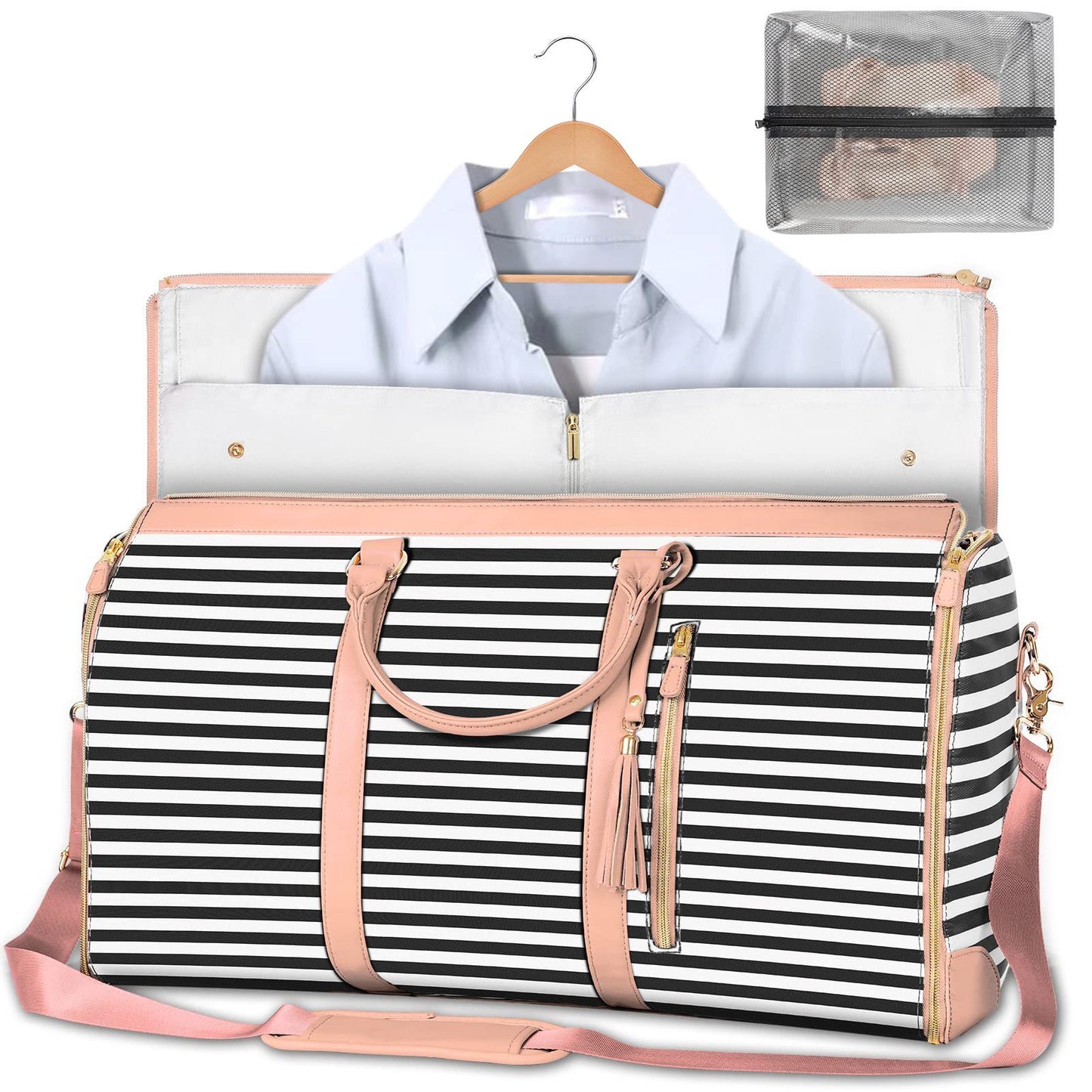 Women's Waterproof Travel Duffle Bag – Large Capacity Folding Tote