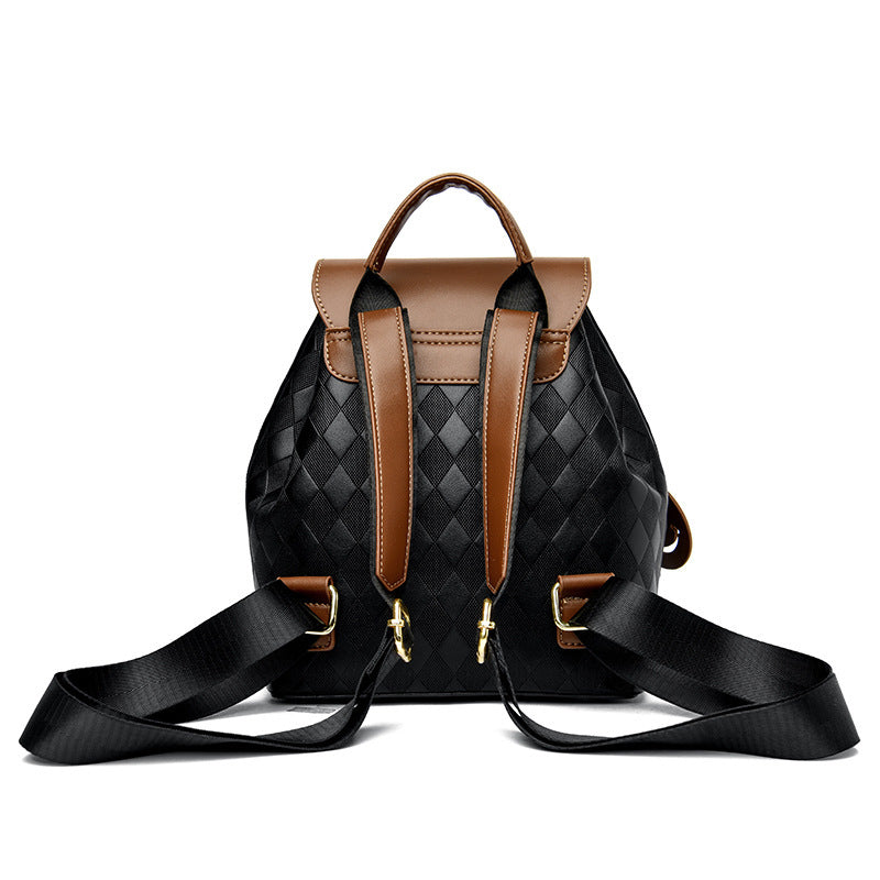 Women’s Casual Multifunction Leather Backpack – School, Travel Shoulder Bag
