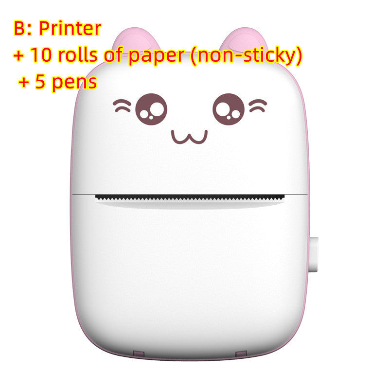 Mini Bluetooth Thermal Printer – Portable Pocket Photo & Note Printer