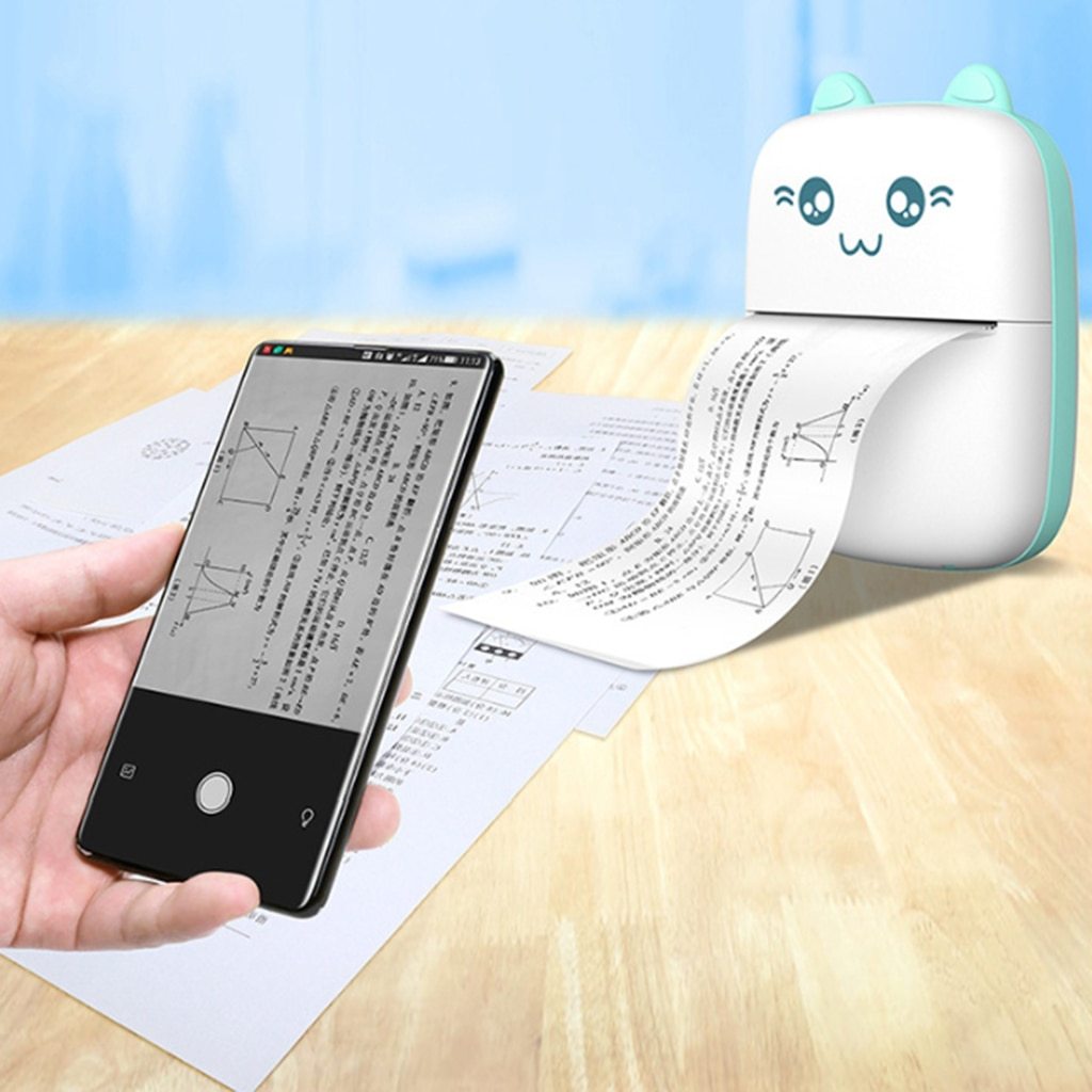 Mini Bluetooth Thermal Printer – Portable Pocket Photo & Note Printer