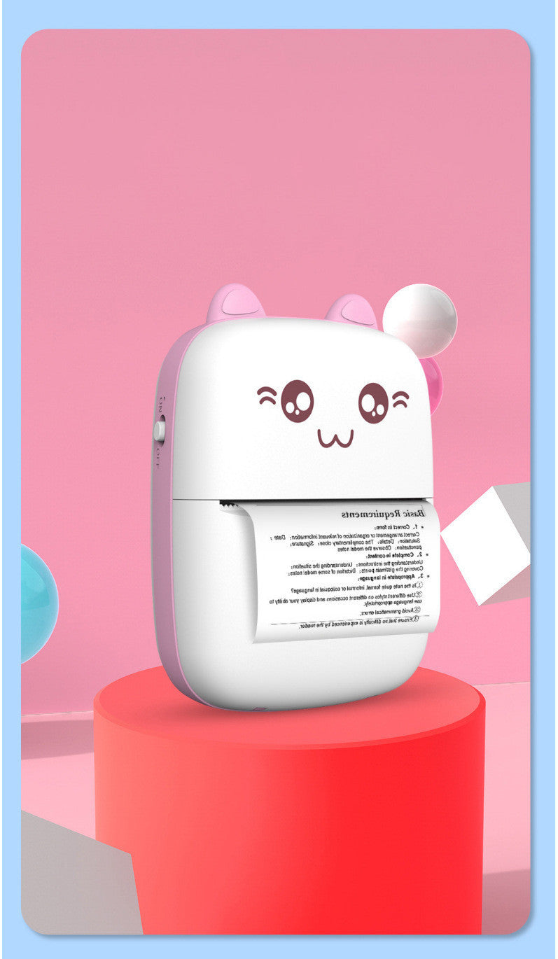 Mini Bluetooth Thermal Printer – Portable Pocket Photo & Note Printer