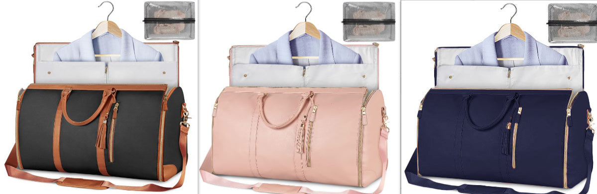 Women's Waterproof Travel Duffle Bag – Large Capacity Folding Tote