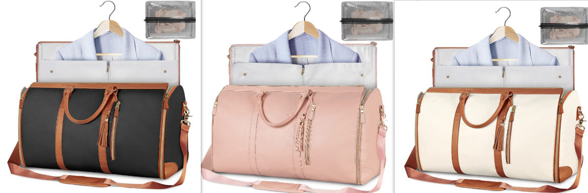 Women's Waterproof Travel Duffle Bag – Large Capacity Folding Tote