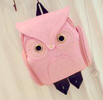 Women’s Owl Cartoon Backpack – Japanese Korean Trendy Leisure Travel Bag
