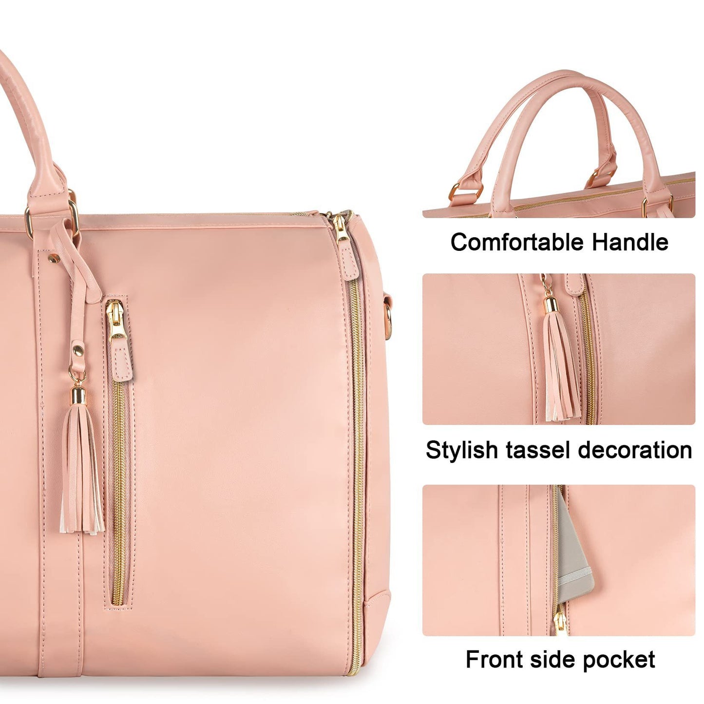 Women's Waterproof Travel Duffle Bag – Large Capacity Folding Tote