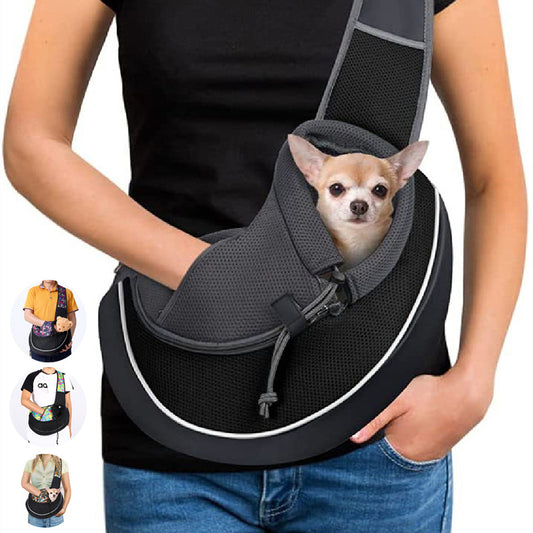 Portable Crossbody Pet Carrier Bag for Dogs and Cats Outdoors