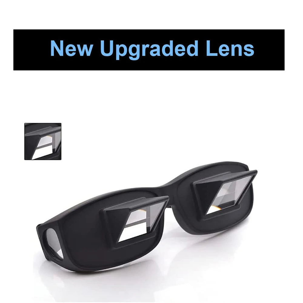 Amazing Lazy Prism Glasses for Lying Down Reading TV Watching Bed Rest Spectacles
