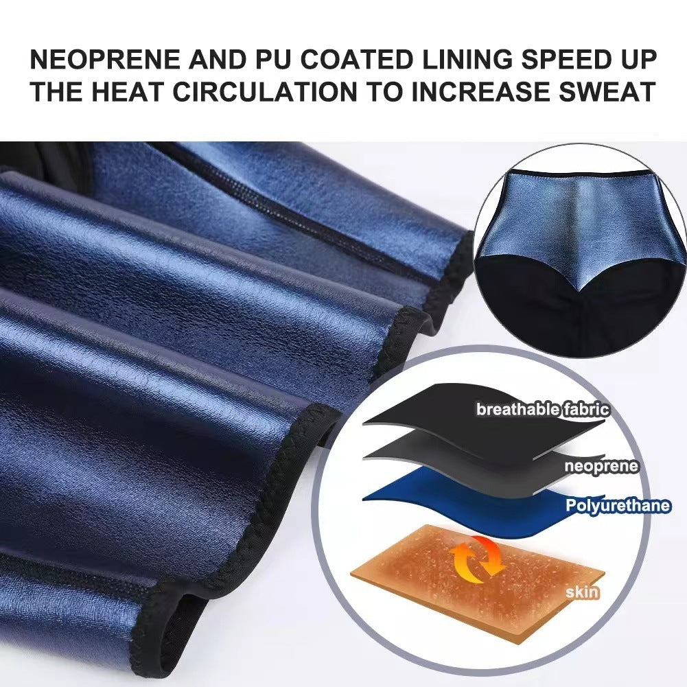 Thermo Sweat Leggings Waist Trainer Slimming Fitness Shapewear for Women