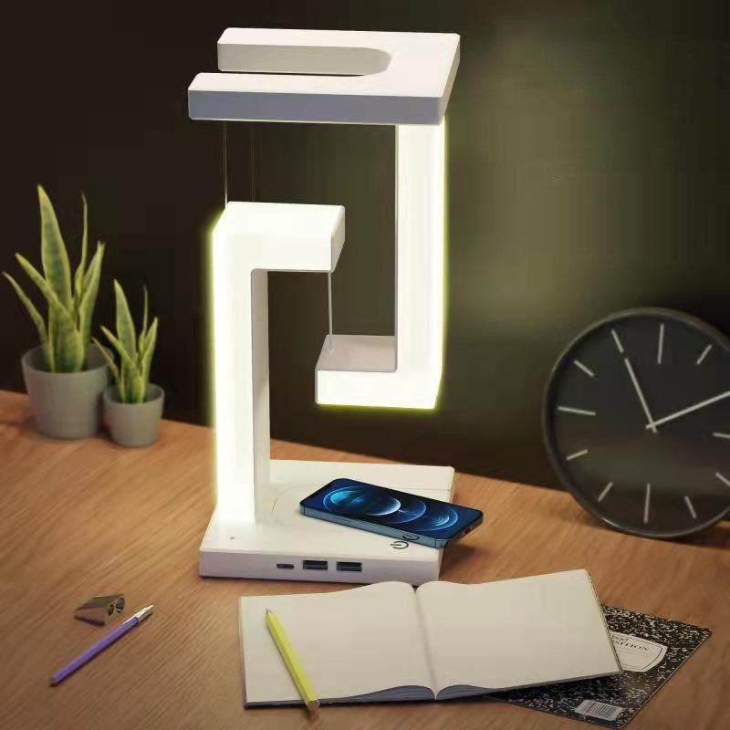Creative Balance Lamp with Floating Light and Phone Charging