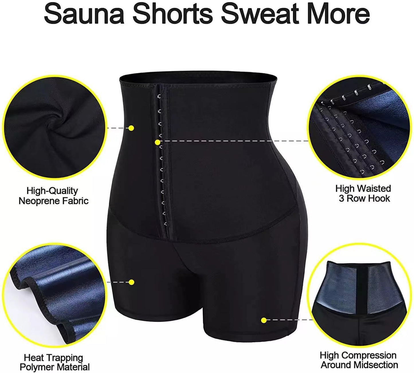 Thermo Sweat Leggings Waist Trainer Slimming Fitness Shapewear for Women